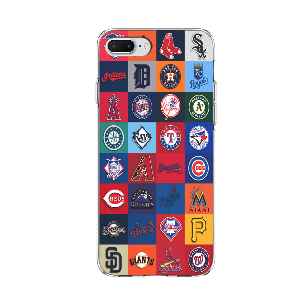 Baseball Teams MLB iPhone 7 Plus Case-Phone Case-Clear Soft Case-Altracase