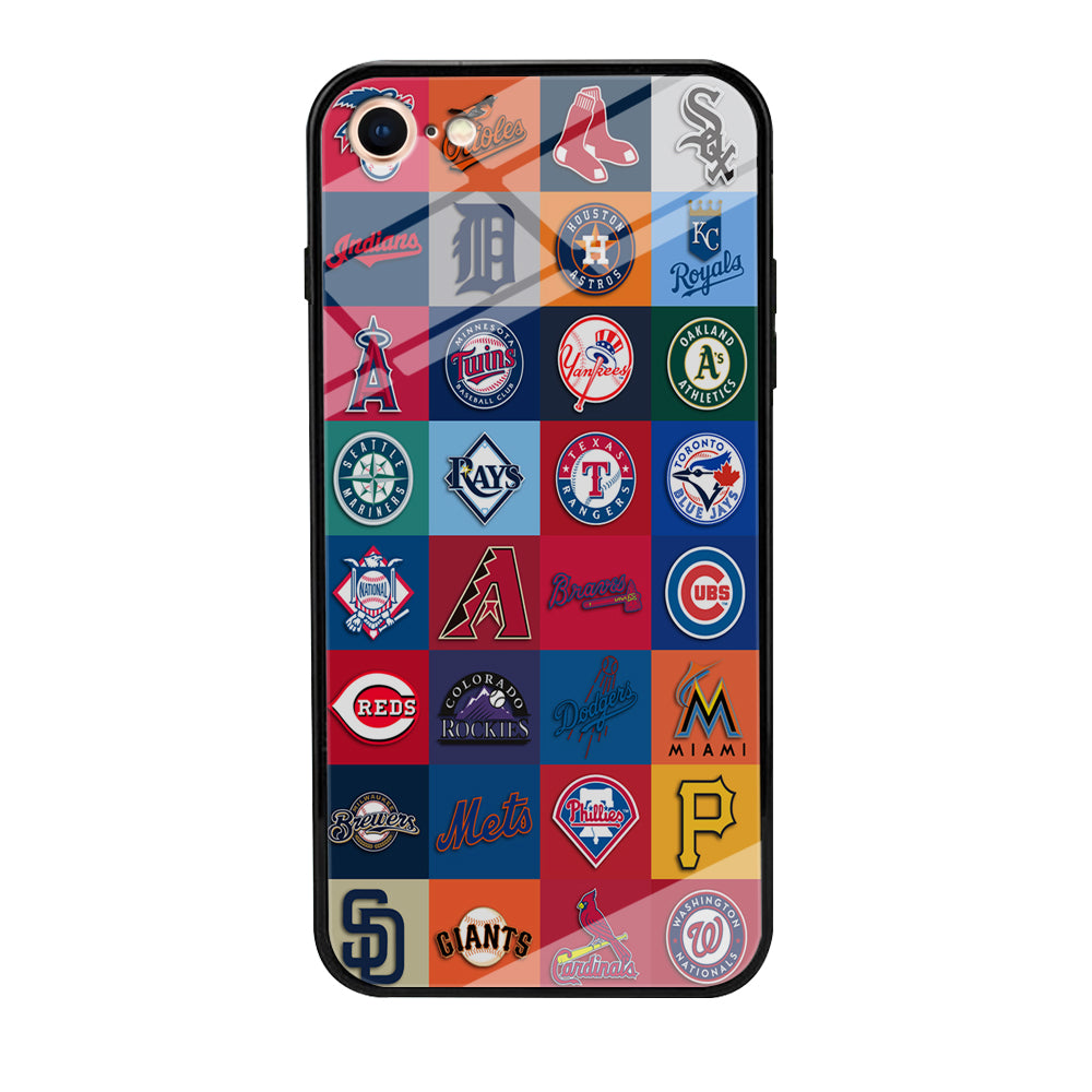 Baseball Teams MLB iPhone 7 Case-Phone Case-Tempered Glass Case-Altracase