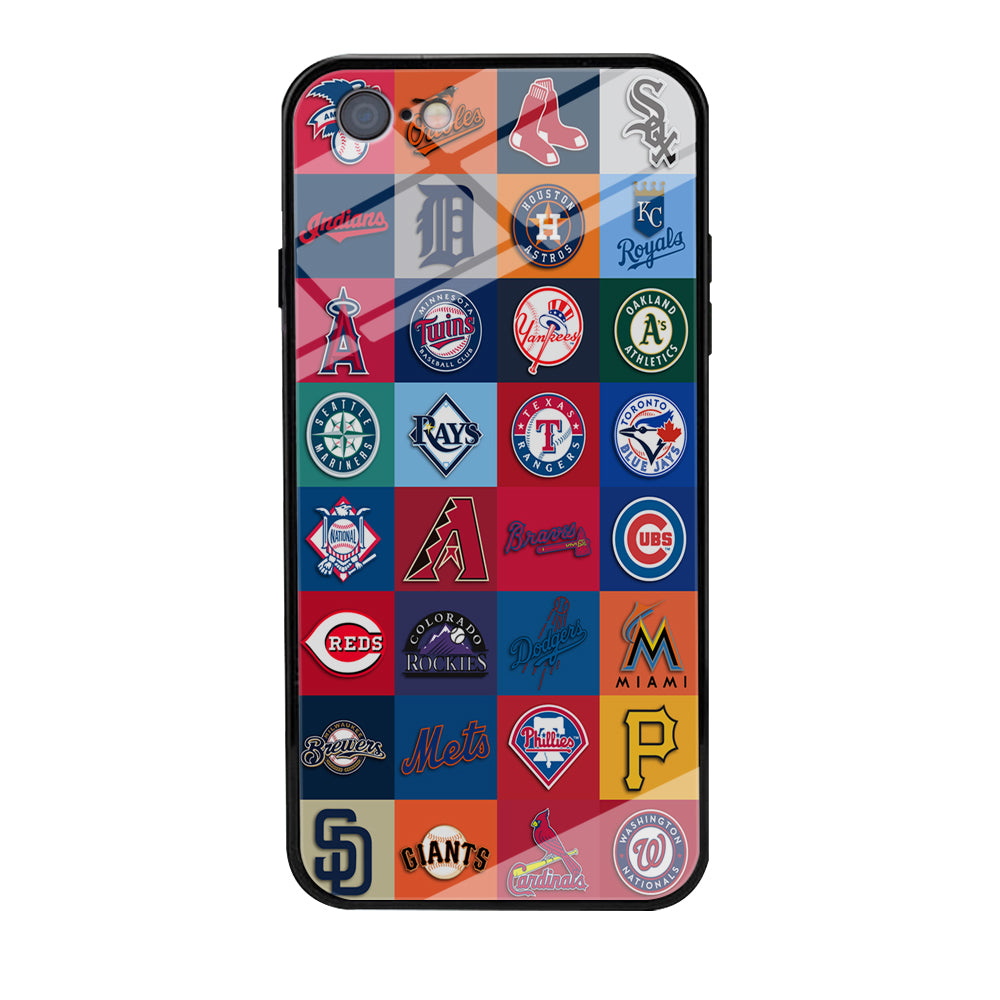 Baseball Teams MLB iPhone 6 Plus | 6s Plus Case-Phone Case-Tempered Glass Case-Altracase