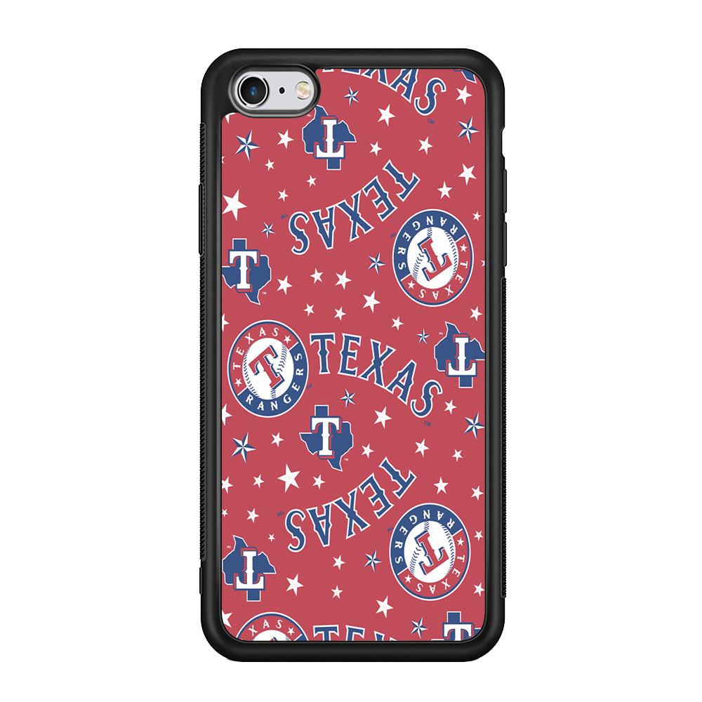 Baseball Texas Rangers MLB 001 iPhone 6 | 6s Case-Phone Case-Rubber Black (2D Case)-Altracase