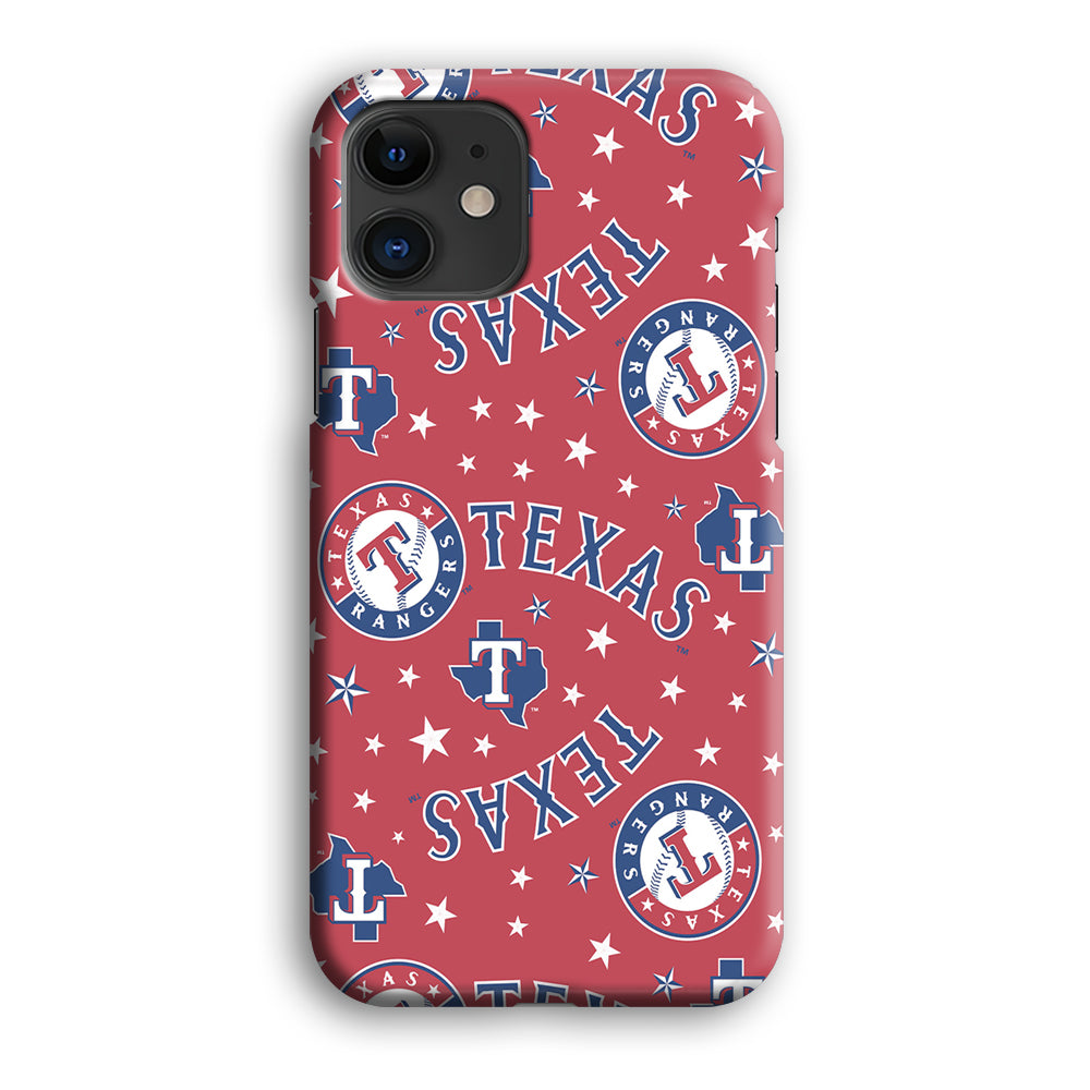 Baseball Texas Rangers MLB 001 iPhone 12 Case-Phone Case-3D Case-Altracase