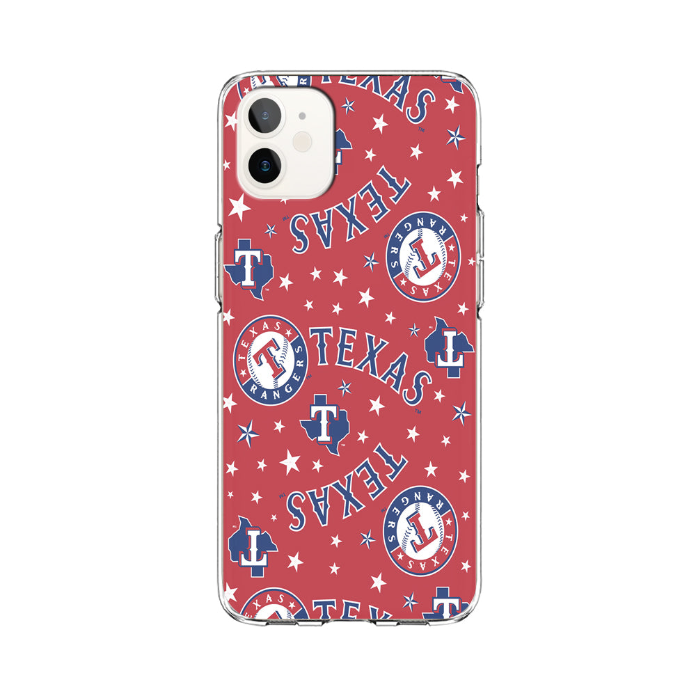 Baseball Texas Rangers MLB 001 iPhone 12 Case-Phone Case-Clear Soft Case-Altracase