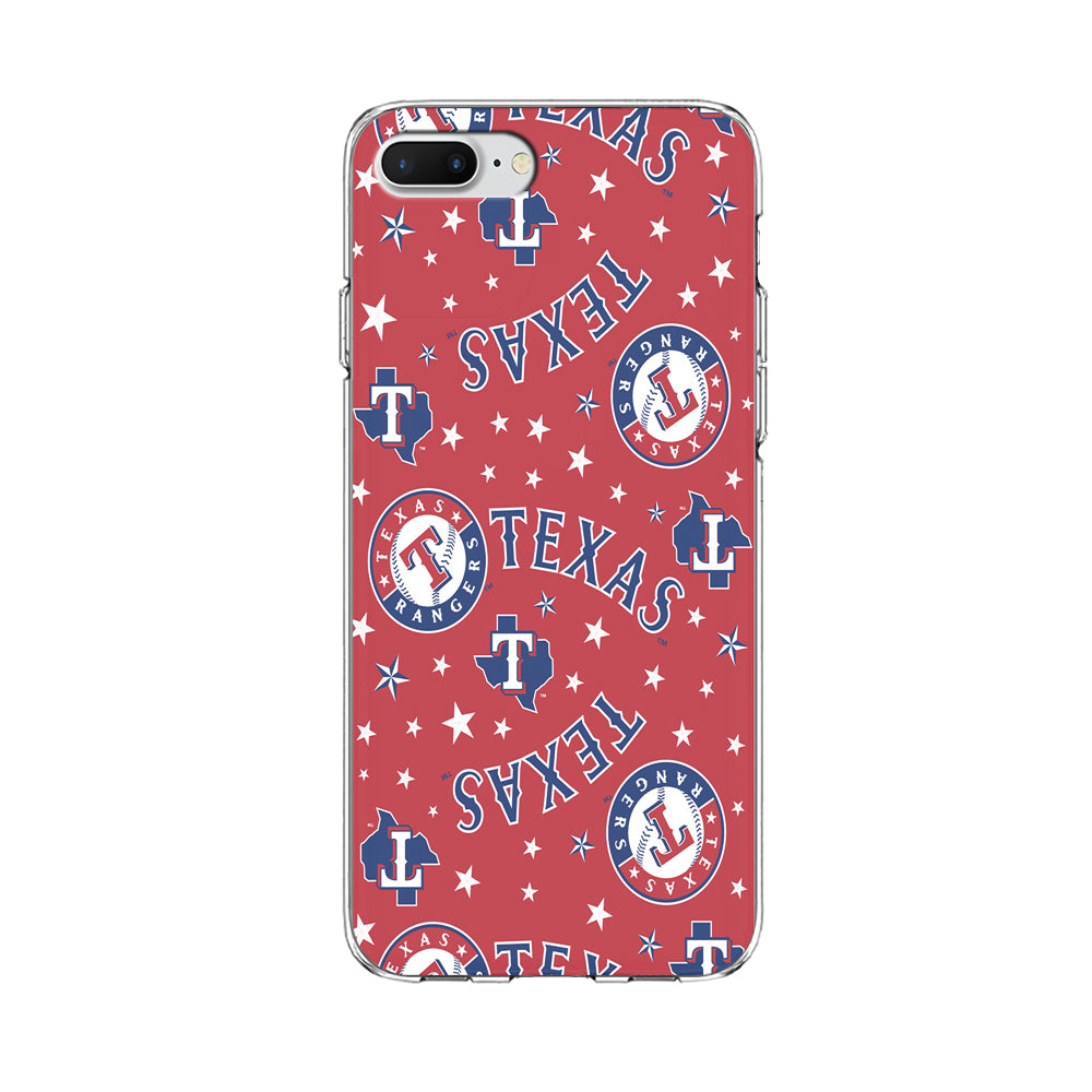 Baseball Texas Rangers MLB 001 iPhone 7 Plus Case-Phone Case-Clear Soft Case-Altracase