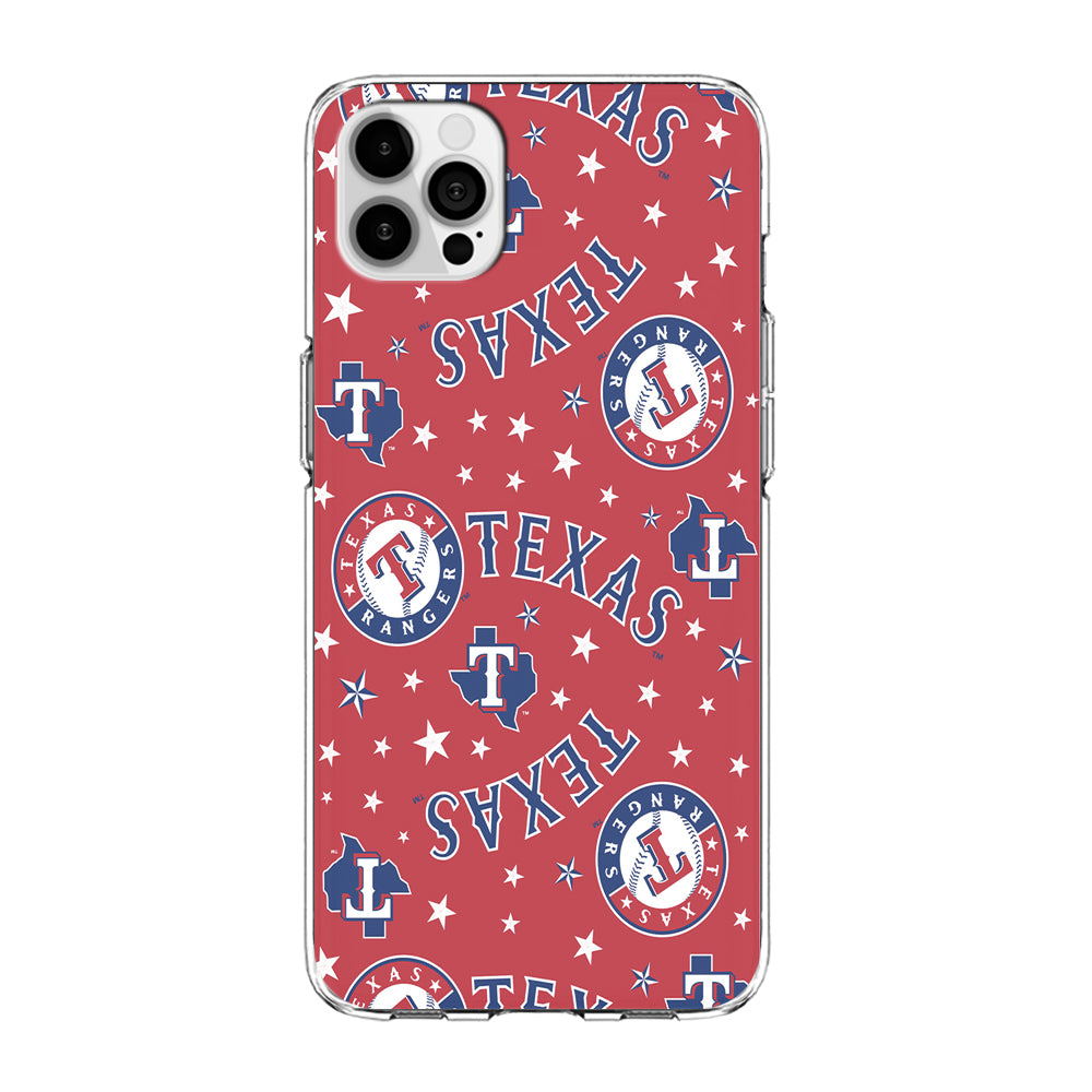 Baseball Texas Rangers MLB 001 iPhone 15 Pro Max Case-Phone Case-Clear Soft Case-Altracase