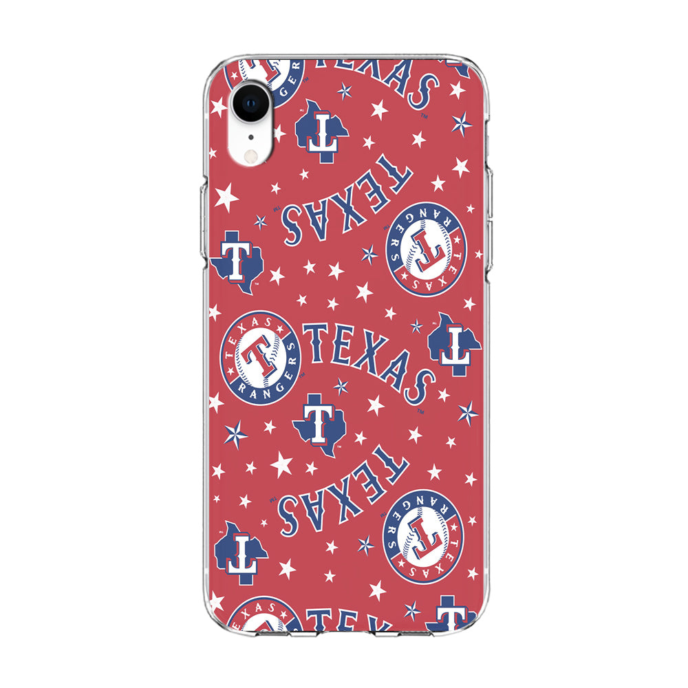 Baseball Texas Rangers MLB 001 iPhone XR Case-Phone Case-Clear Soft Case-Altracase