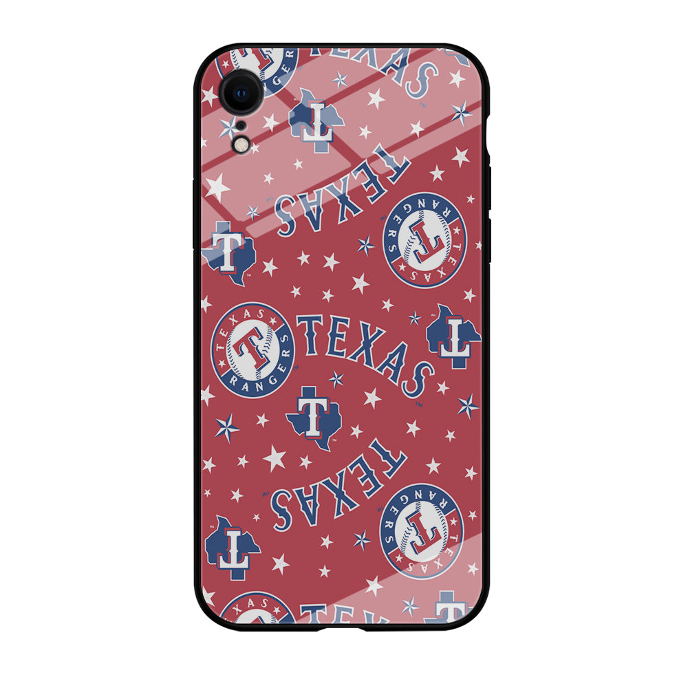 Baseball Texas Rangers MLB 001 iPhone XR Case-Phone Case-Tempered Glass Case-Altracase