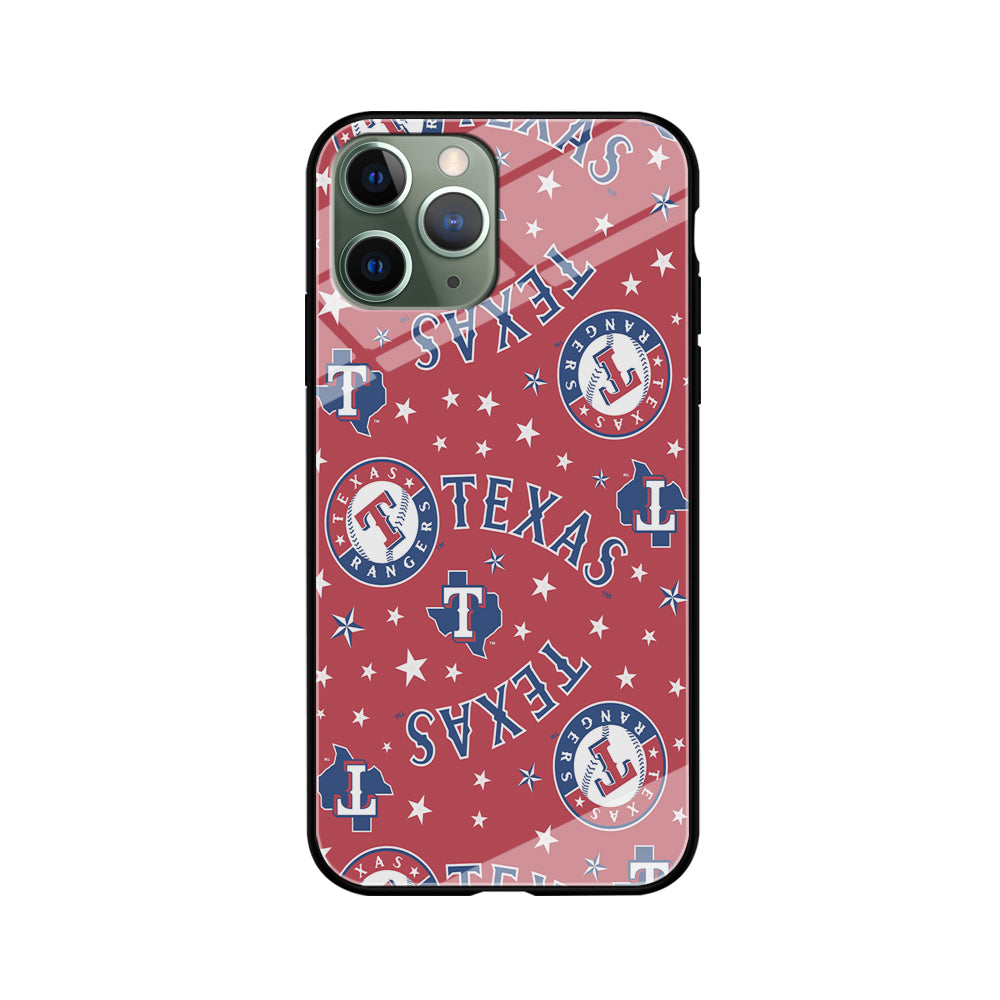 Baseball Texas Rangers MLB 001 iPhone 11 Pro Case-Phone Case-Tempered Glass Case-Altracase