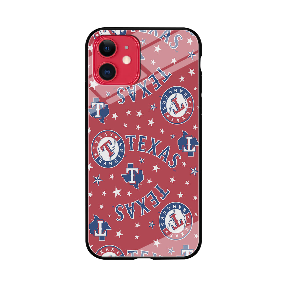 Baseball Texas Rangers MLB 001 iPhone 11 Case-Phone Case-Tempered Glass Case-Altracase