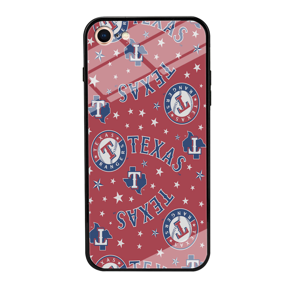 Baseball Texas Rangers MLB 001 iPhone 7 Case-Phone Case-Tempered Glass Case-Altracase