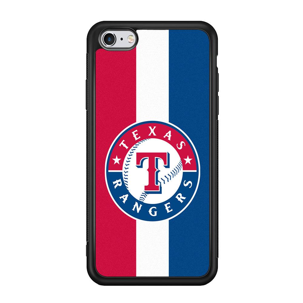 Baseball Texas Rangers MLB 002 iPhone 6 | 6s Case-Phone Case-Rubber Black (2D Case)-Altracase