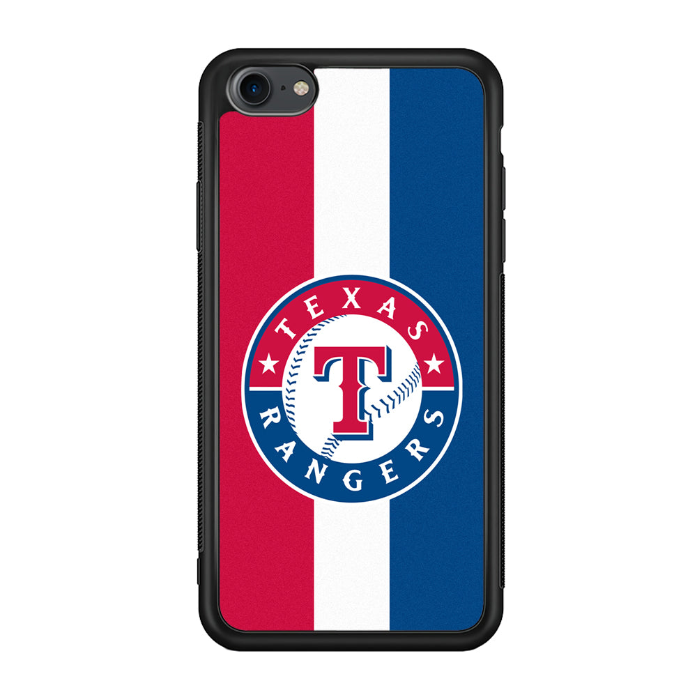 Baseball Texas Rangers MLB 002 iPhone 7 Case-Phone Case-Rubber Black (2D Case)-Altracase