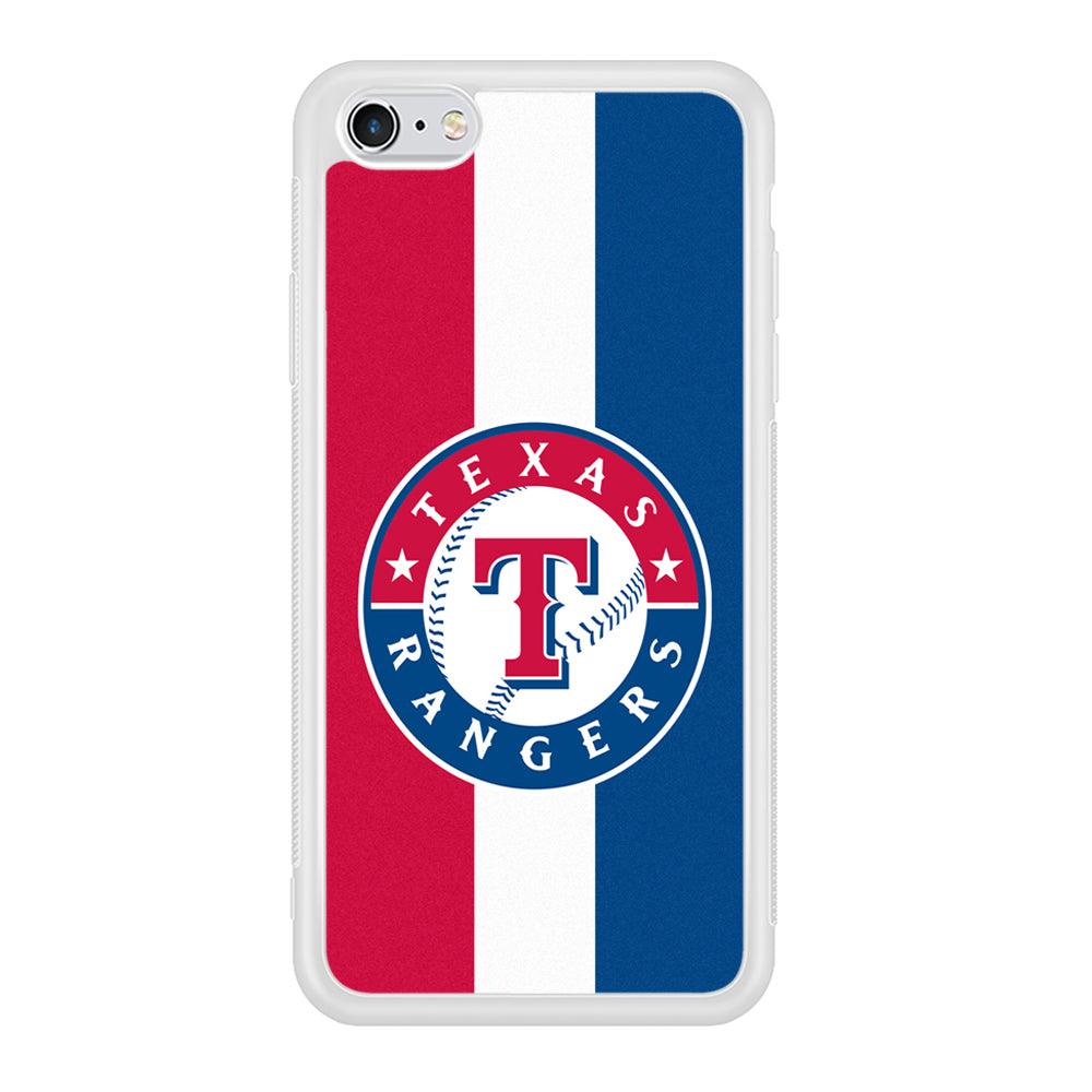 Baseball Texas Rangers MLB 002 iPhone 6 | 6s Case-Phone Case-Rubber White (2D Case)-Altracase