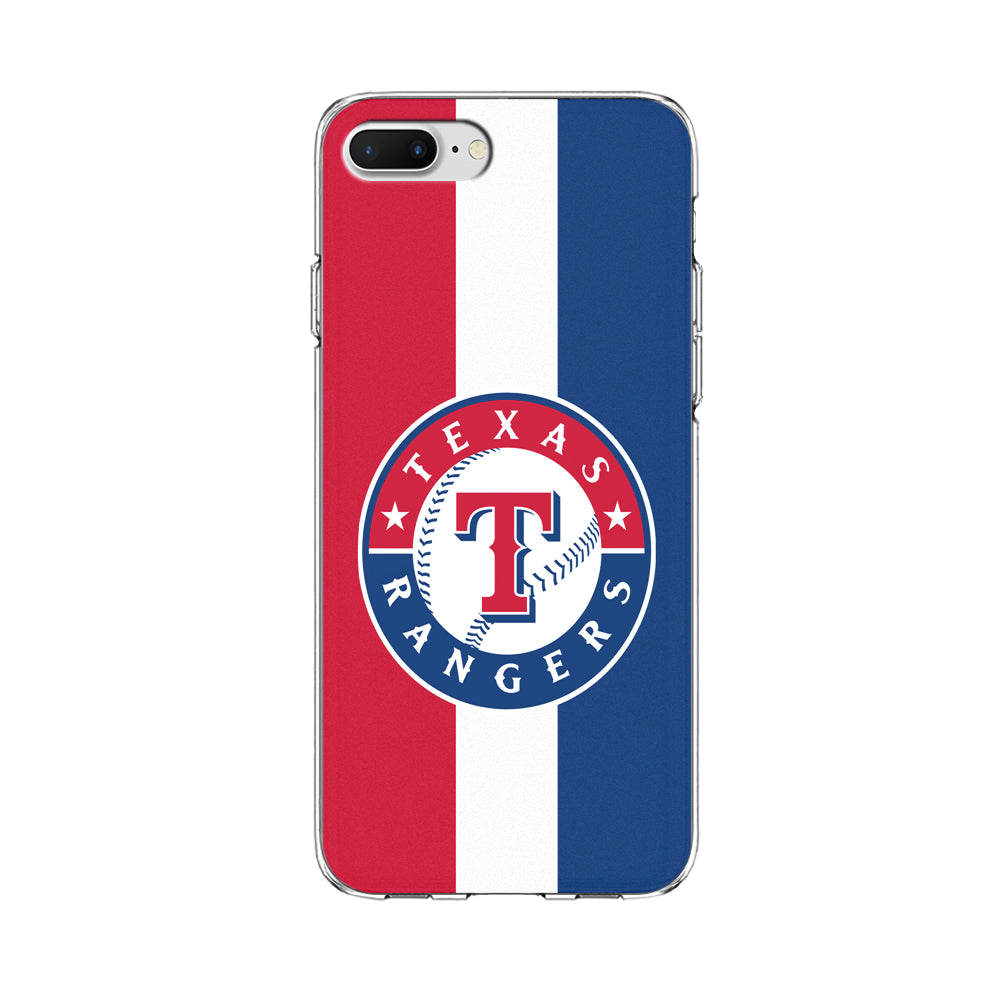 Baseball Texas Rangers MLB 002 iPhone 8 Plus Case-Phone Case-Clear Soft Case-Altracase