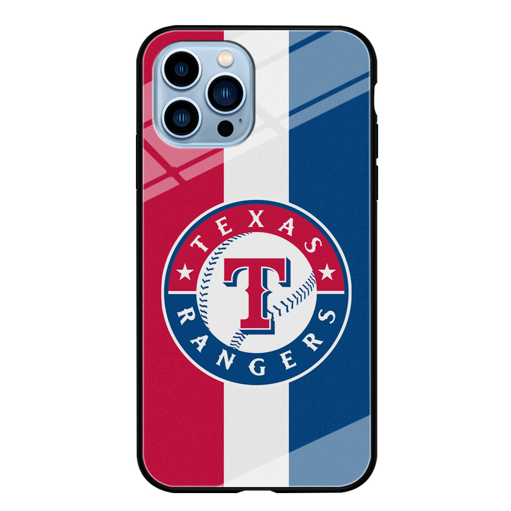 Baseball Texas Rangers MLB 002 iPhone 15 Pro Max Case-Phone Case-Tempered Glass Case-Altracase