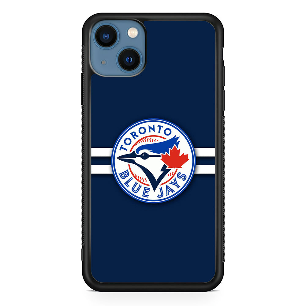 Baseball Toronto Blue Jays MLB 001 iPhone 13 Case-Phone Case-Rubber Black (2D Case)-Altracase