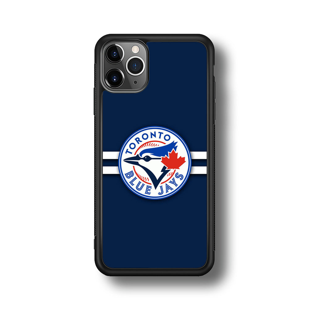 Baseball Toronto Blue Jays MLB 001 iPhone 11 Pro Case-Phone Case-Rubber Black (2D Case)-Altracase