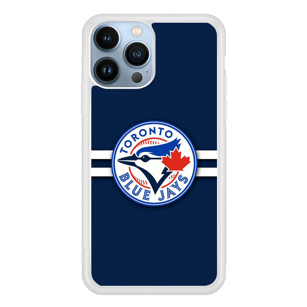 Baseball Toronto Blue Jays MLB 001 iPhone 15 Pro Max Case-Phone Case-Rubber White (2D Case)-Altracase