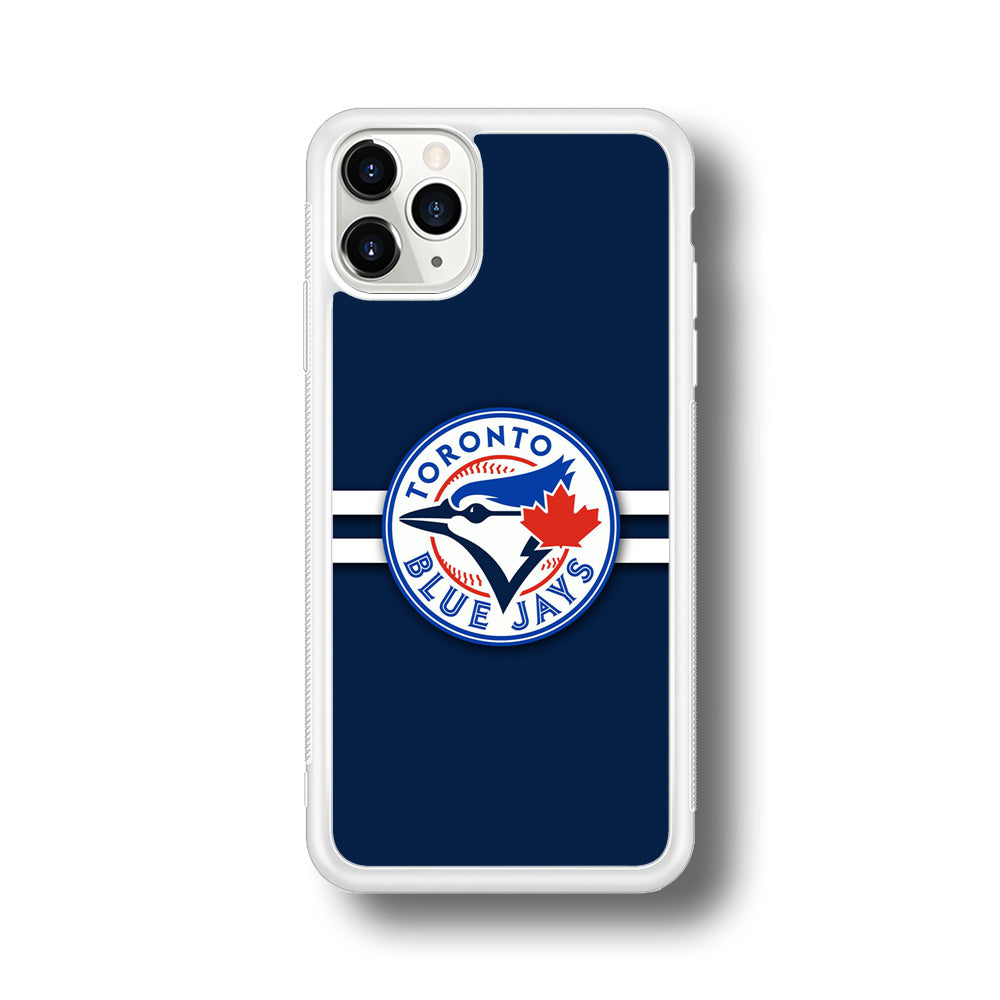 Baseball Toronto Blue Jays MLB 001 iPhone 11 Pro Case-Phone Case-Rubber White (2D Case)-Altracase