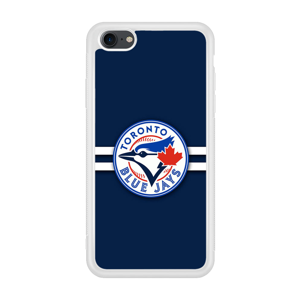 Baseball Toronto Blue Jays MLB 001 iPhone 7 Case-Phone Case-Rubber White (2D Case)-Altracase