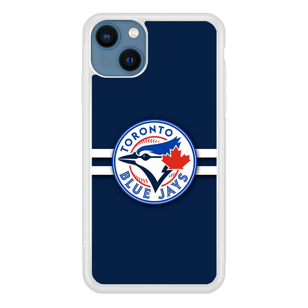 Baseball Toronto Blue Jays MLB 001 iPhone 13 Case-Phone Case-Rubber White (2D Case)-Altracase