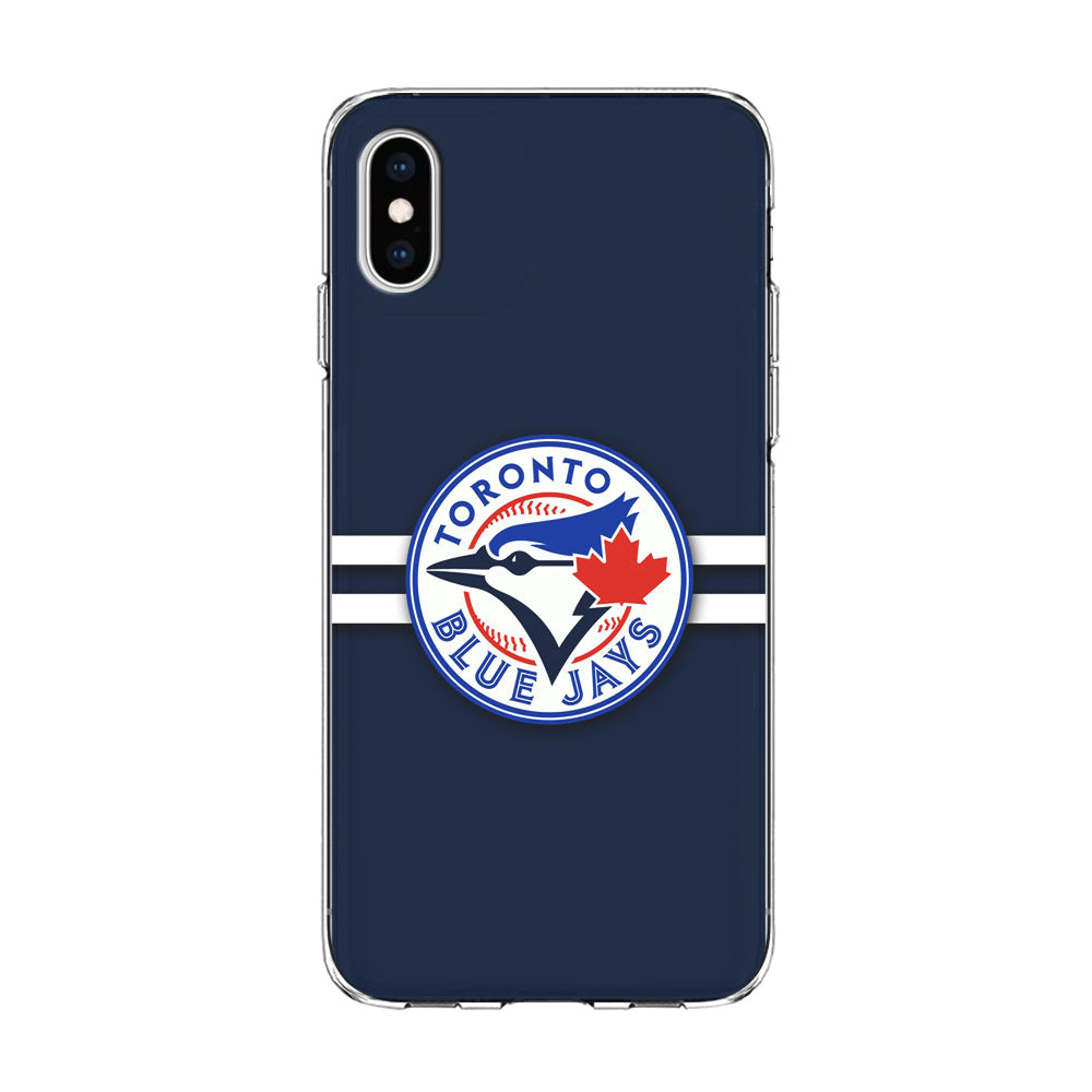 Baseball Toronto Blue Jays MLB 001 iPhone Xs Case-Phone Case-Clear Soft Case-Altracase