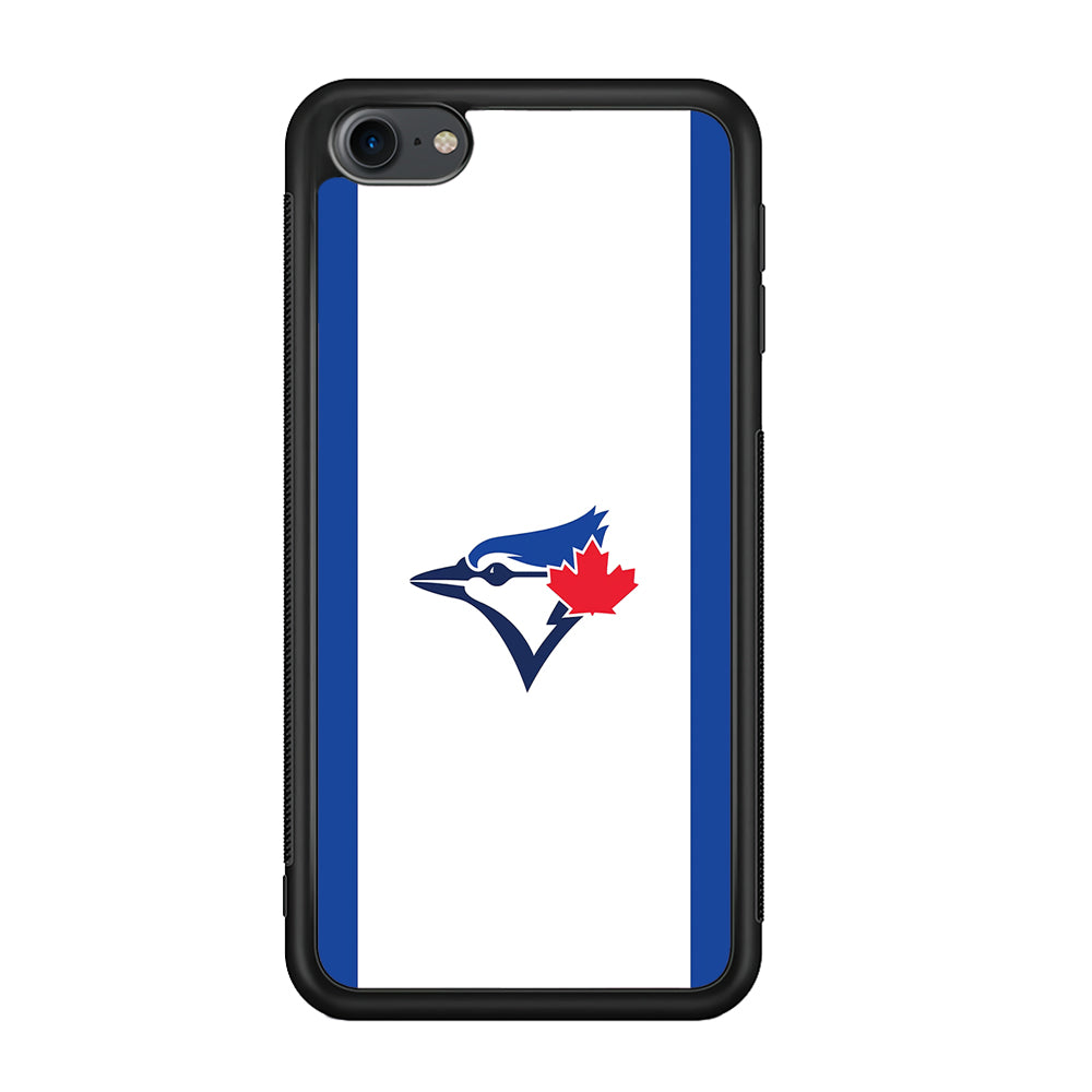Baseball Toronto Blue Jays MLB 002 iPod Touch 6 Case-Phone Case-Rubber White (2D Case)-Altracase