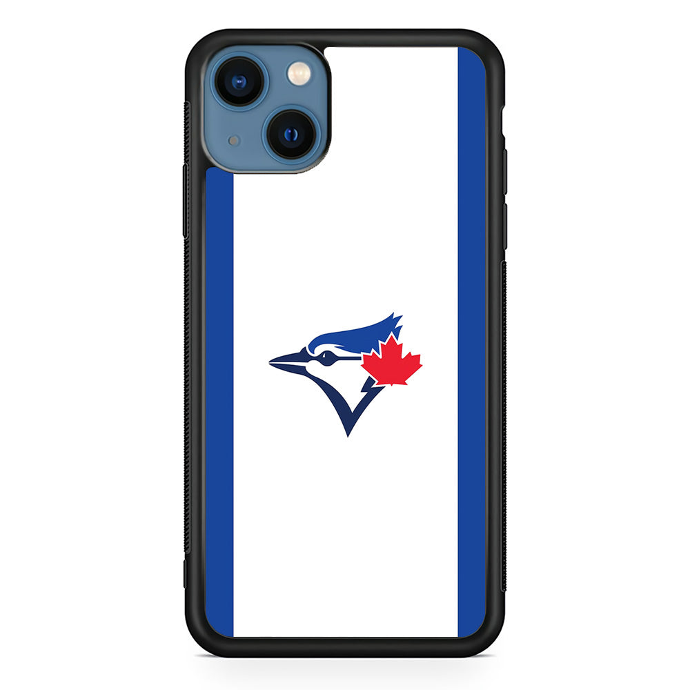 Baseball Toronto Blue Jays MLB 002 iPhone 13 Mini Case-Phone Case-Rubber Black (2D Case)-Altracase