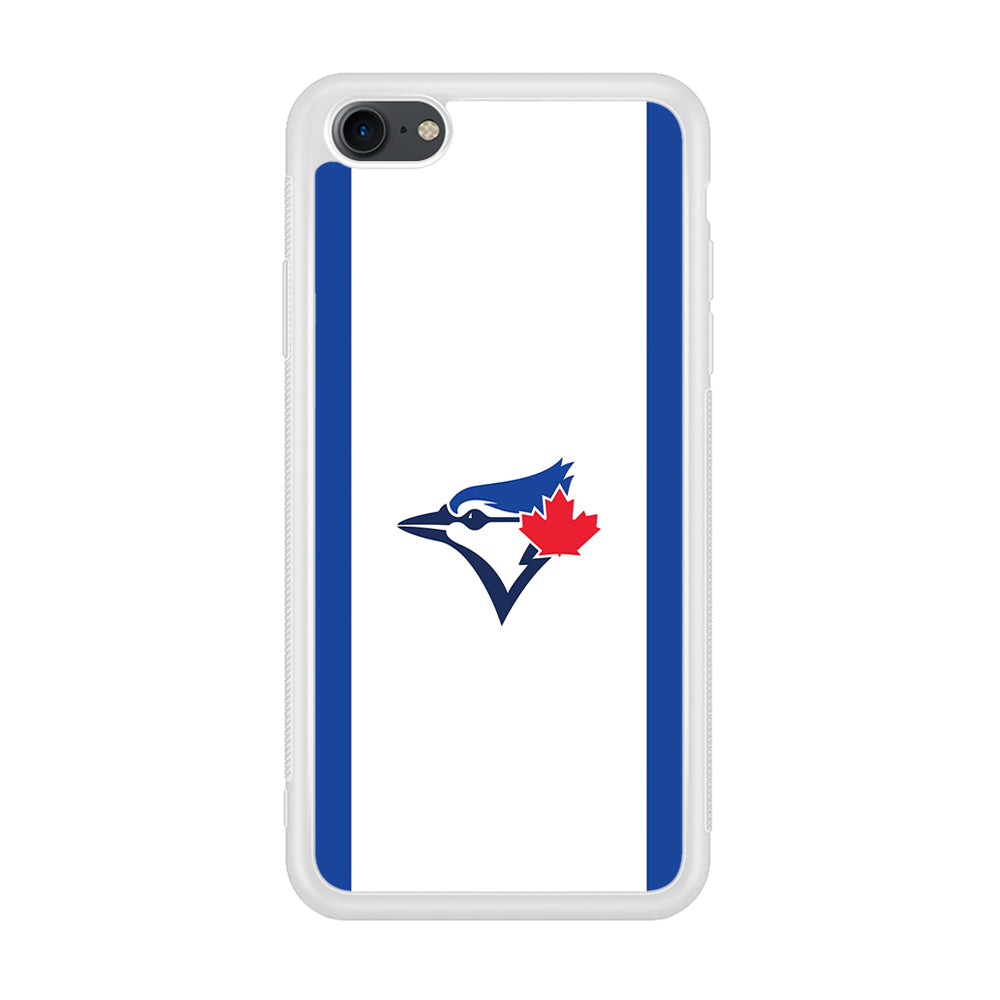 Baseball Toronto Blue Jays MLB 002 iPhone 7 Case-Phone Case-Rubber White (2D Case)-Altracase