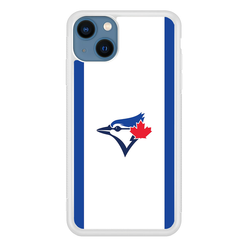 Baseball Toronto Blue Jays MLB 002 iPhone 13 Mini Case-Phone Case-Rubber White (2D Case)-Altracase
