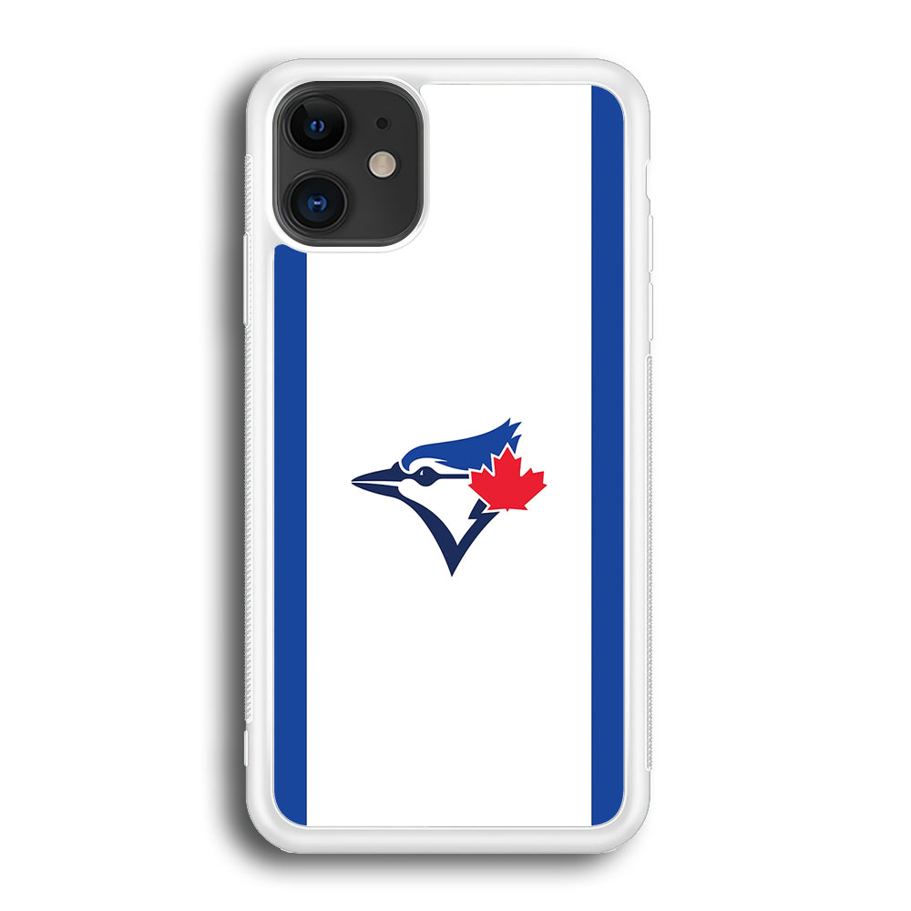 Baseball Toronto Blue Jays MLB 002 iPhone 12 Mini Case-Phone Case-Rubber White (2D Case)-Altracase