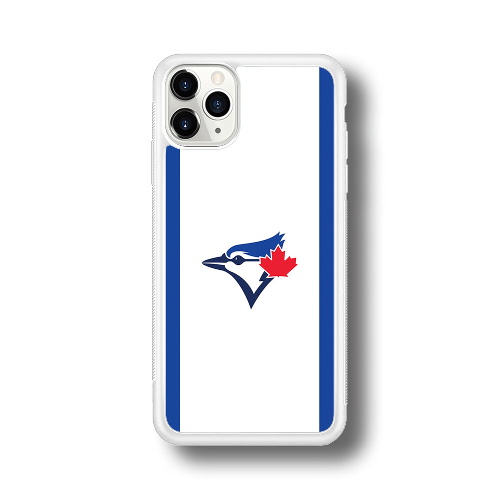 Baseball Toronto Blue Jays MLB 002 iPhone 11 Pro Case-Phone Case-Rubber White (2D Case)-Altracase