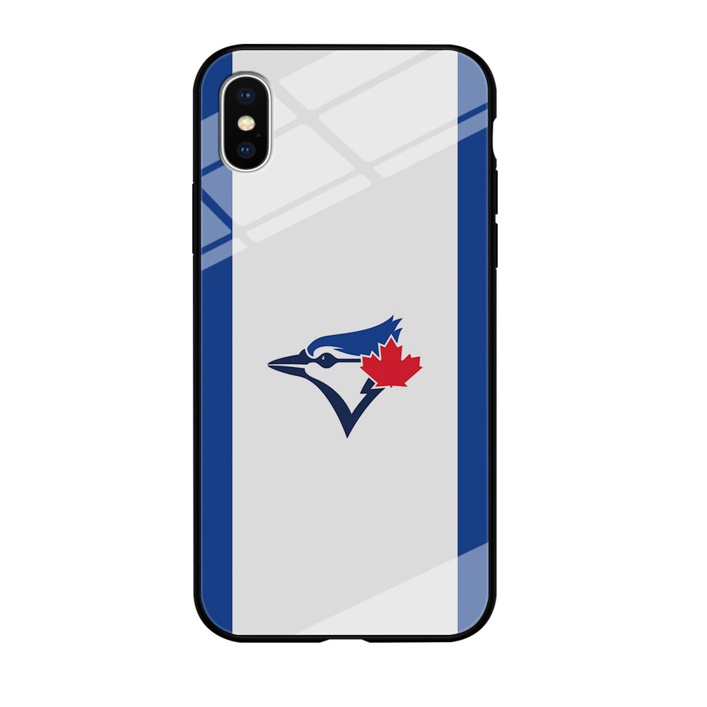 CBaseball Toronto Blue Jays MLB 002 iPhone Xs Case-Phone Case-Tempered Glass Case-Altracase