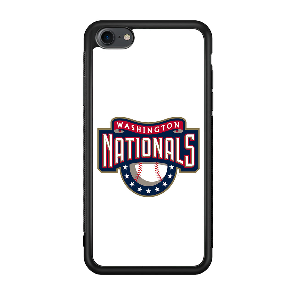 Baseball Washington Nationals MLB 001 iPhone 7 Case-Phone Case-Rubber Black (2D Case)-Altracase