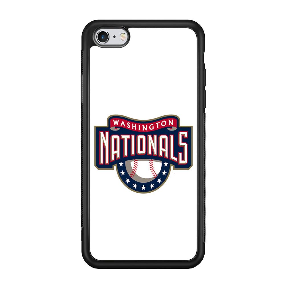 Baseball Washington Nationals MLB 001 iPhone 6 | 6s Case-Phone Case-Rubber Black (2D Case)-Altracase