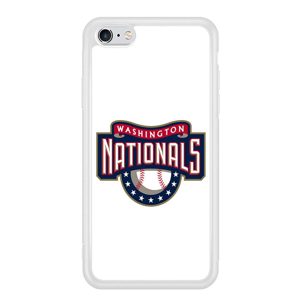 Baseball Washington Nationals MLB 001 iPhone 6 | 6s Case-Phone Case-Rubber White (2D Case)-Altracase