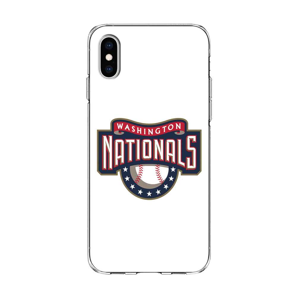 Baseball Washington Nationals MLB 001 iPhone X Case-Phone Case-Clear Soft Case-Altracase
