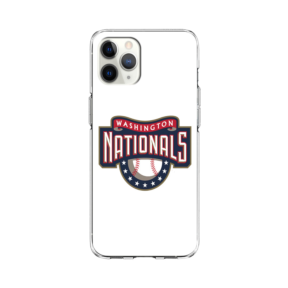 Baseball Washington Nationals MLB 001 iPhone 11 Pro Case-Phone Case-Clear Soft Case-Altracase