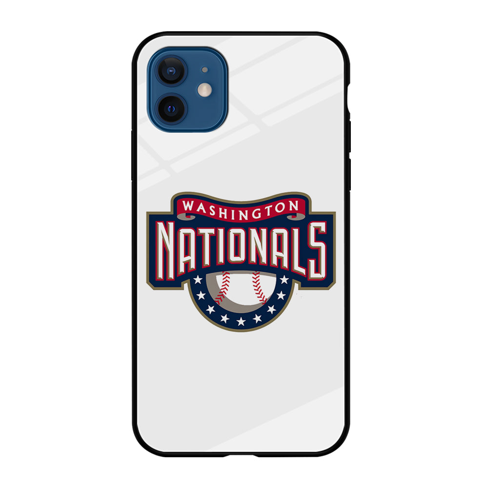 Baseball Washington Nationals MLB 001 iPhone 12 Case-Phone Case-Tempered Glass Case-Altracase
