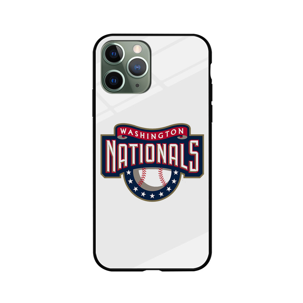 Baseball Washington Nationals MLB 001 iPhone 11 Pro Case-Phone Case-Tempered Glass Case-Altracase
