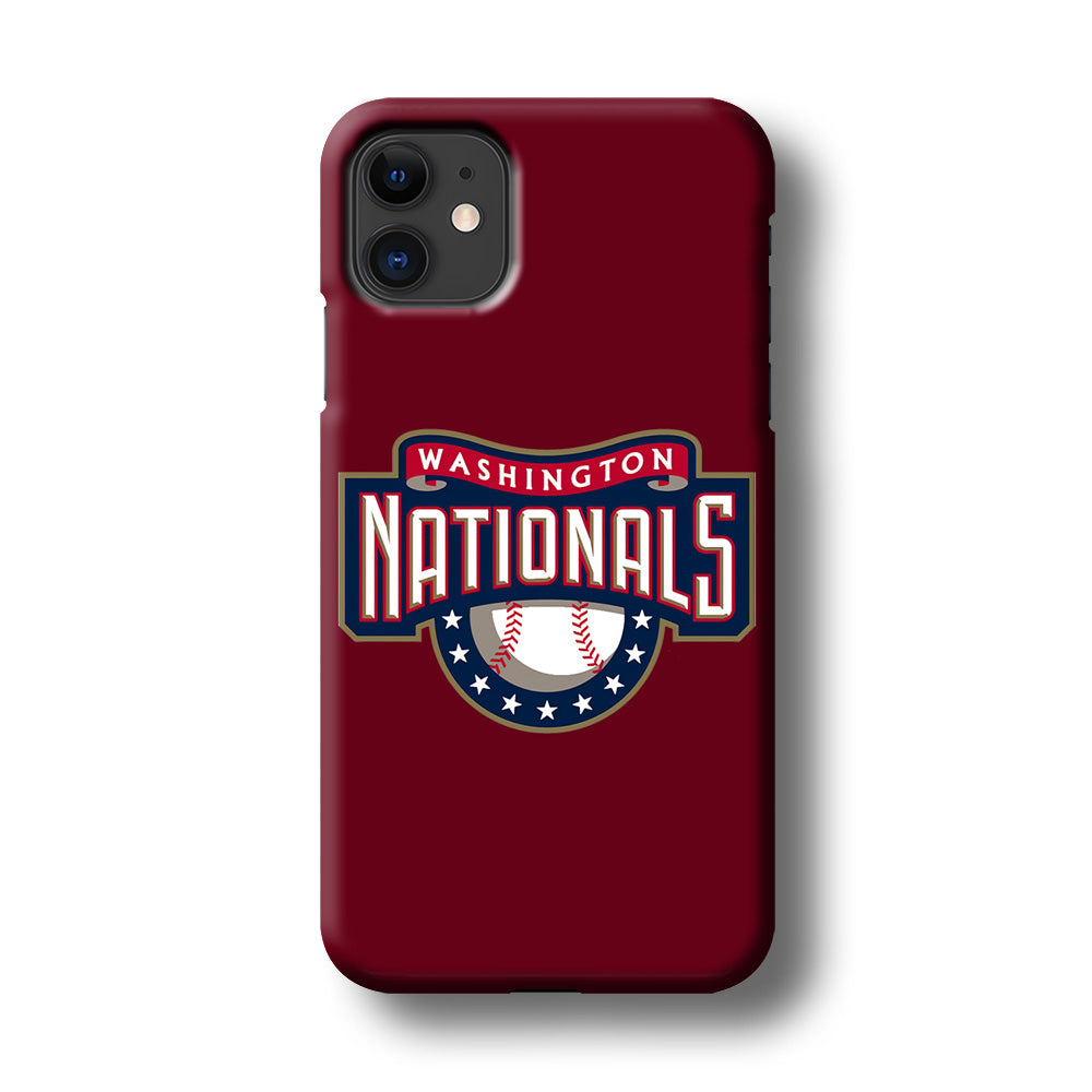 Baseball Washington Nationals MLB 002 iPhone 11 Case-Phone Case-3D Case-Altracase