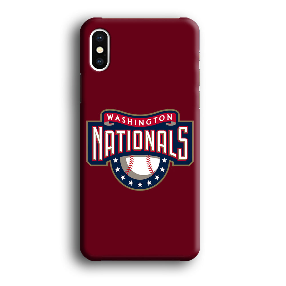 Baseball Washington Nationals MLB 002 iPhone X Case-Phone Case-3D Case-Altracase