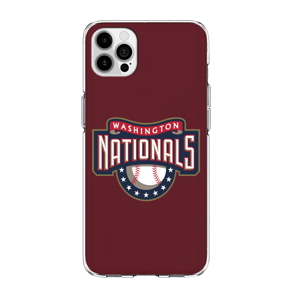 Baseball Washington Nationals MLB 002 iPhone 15 Pro Max Case-Phone Case-Clear Soft Case-Altracase