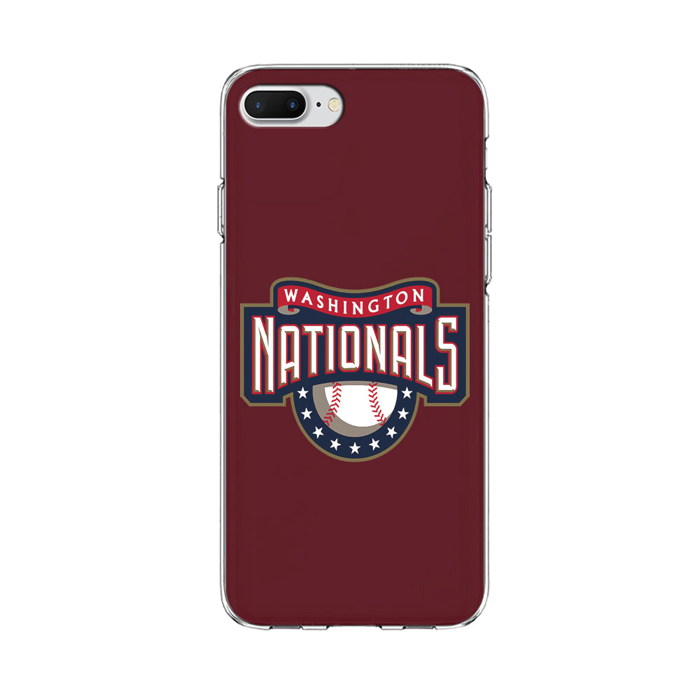 Baseball Washington Nationals MLB 002 iPhone 7 Plus Case-Phone Case-Clear Soft Case-Altracase