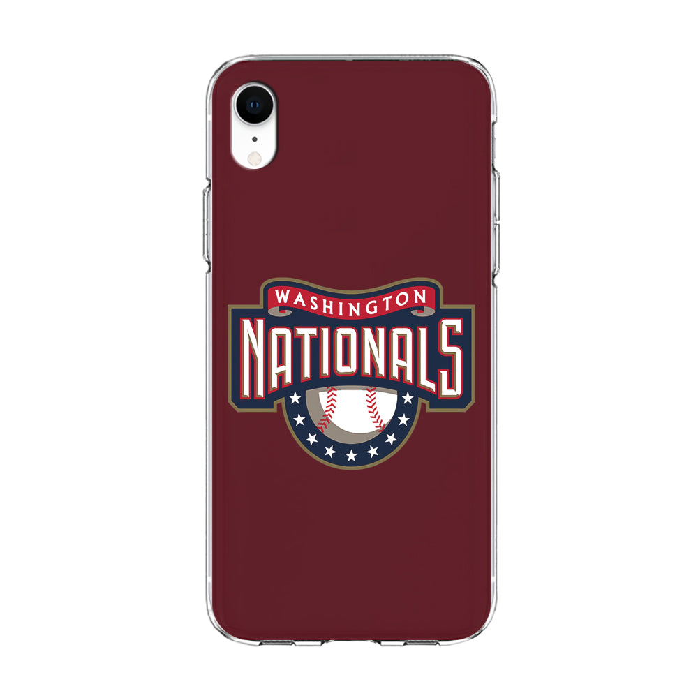 Baseball Washington Nationals MLB 002 iPhone XR Case-Phone Case-Clear Soft Case-Altracase