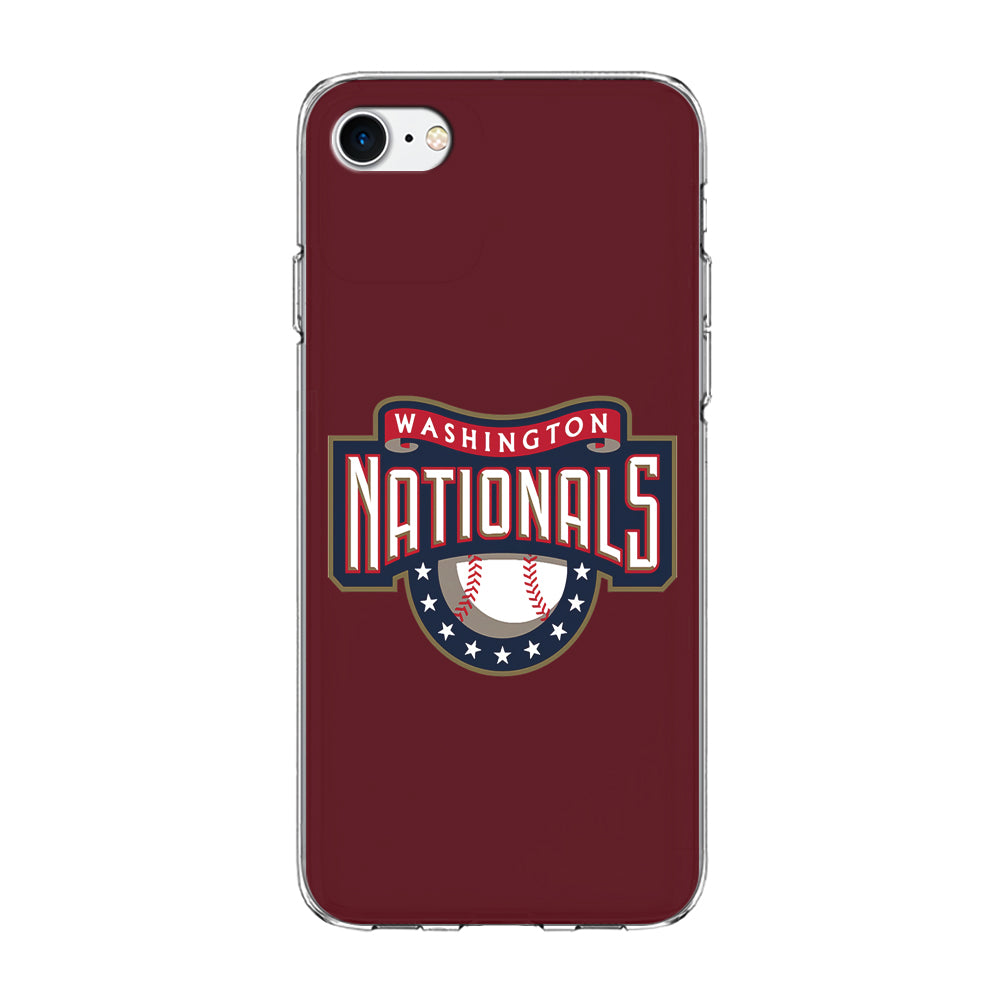 Baseball Washington Nationals MLB 002 iPhone SE 3 2022 Case-Phone Case-Clear Soft Case-Altracase
