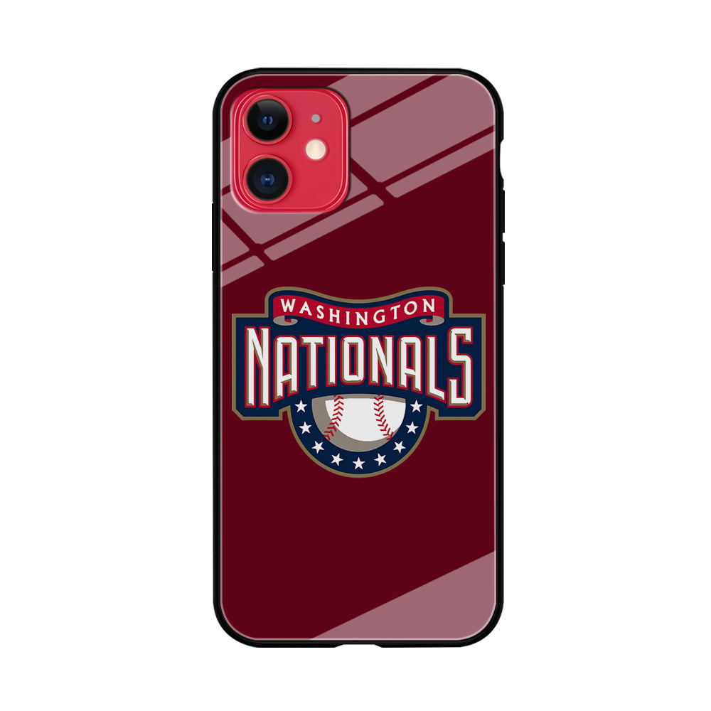 Baseball Washington Nationals MLB 002 iPhone 11 Case-Phone Case-Tempered Glass Case-Altracase