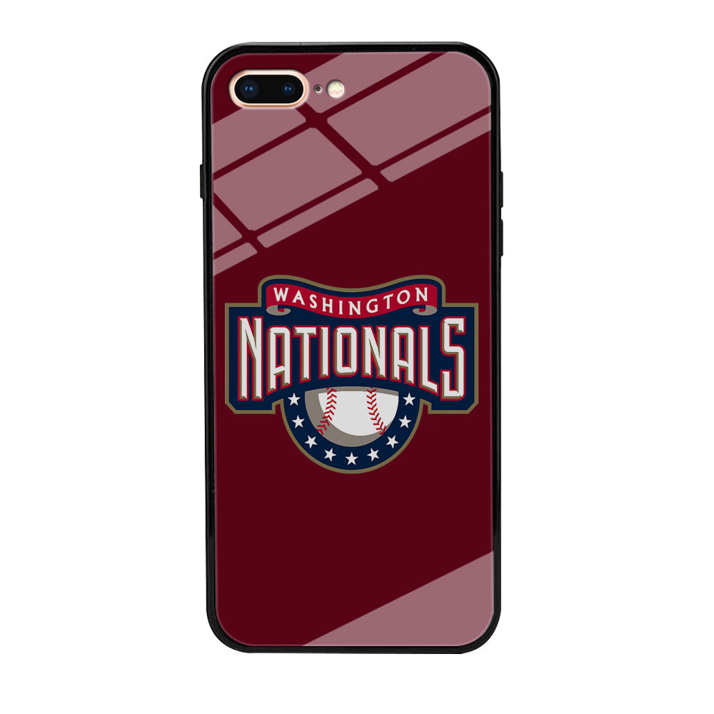 Baseball Washington Nationals MLB 002 iPhone 7 Plus Case-Phone Case-Tempered Glass Case-Altracase