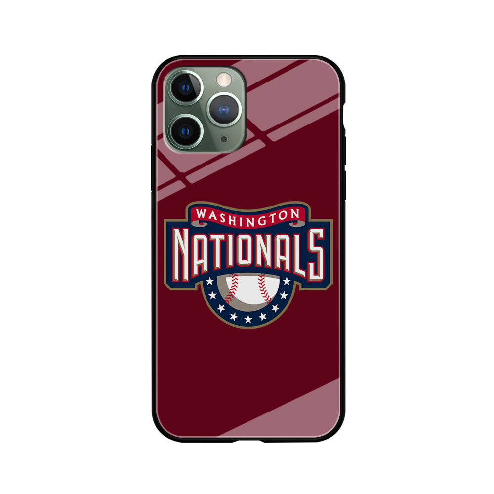 Baseball Washington Nationals MLB 002 iPhone 11 Pro Case-Phone Case-Tempered Glass Case-Altracase