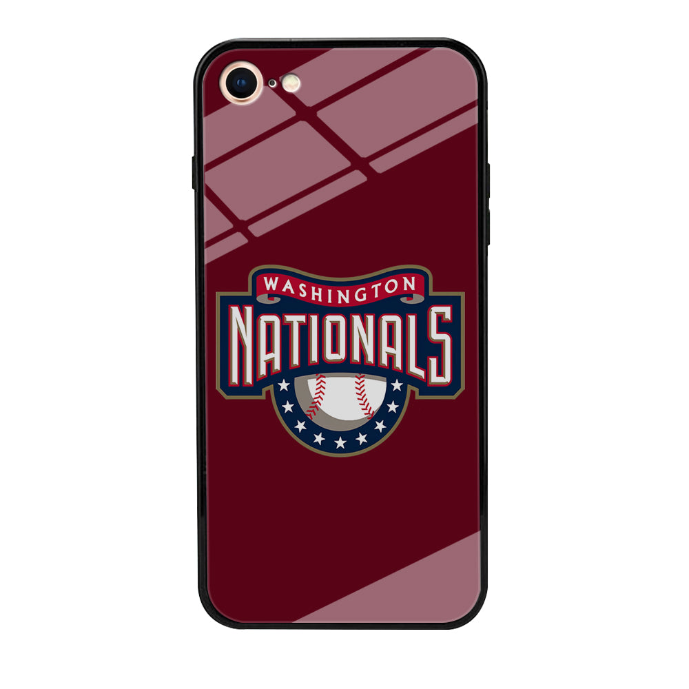 Baseball Washington Nationals MLB 002 iPhone 7 Case-Phone Case-Tempered Glass Case-Altracase