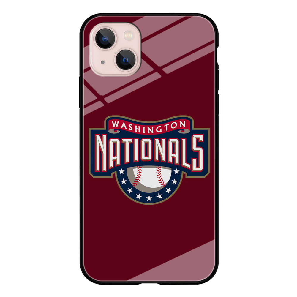 Baseball Washington Nationals MLB 002 iPhone 13 Mini Case-Phone Case-Tempered Glass Case-Altracase